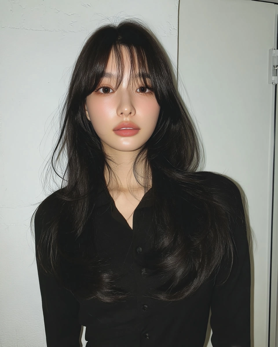 8 Chic Layered Haircuts Seoul 2026 | Korea Hair Salon 5 chic layered haircuts Seoul - Style 3 at Korea Hair Salon Seoul
