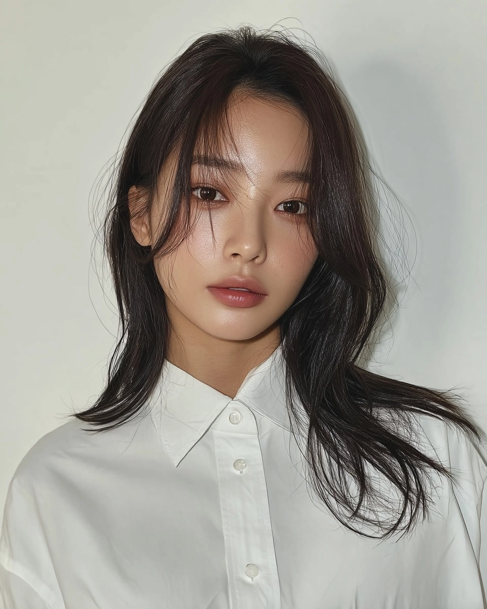 8 Chic Layered Haircuts Seoul 2026 | Korea Hair Salon 5 chic layered haircuts Seoul 2026 - Style 3 at Korea Hair Salon Seoul