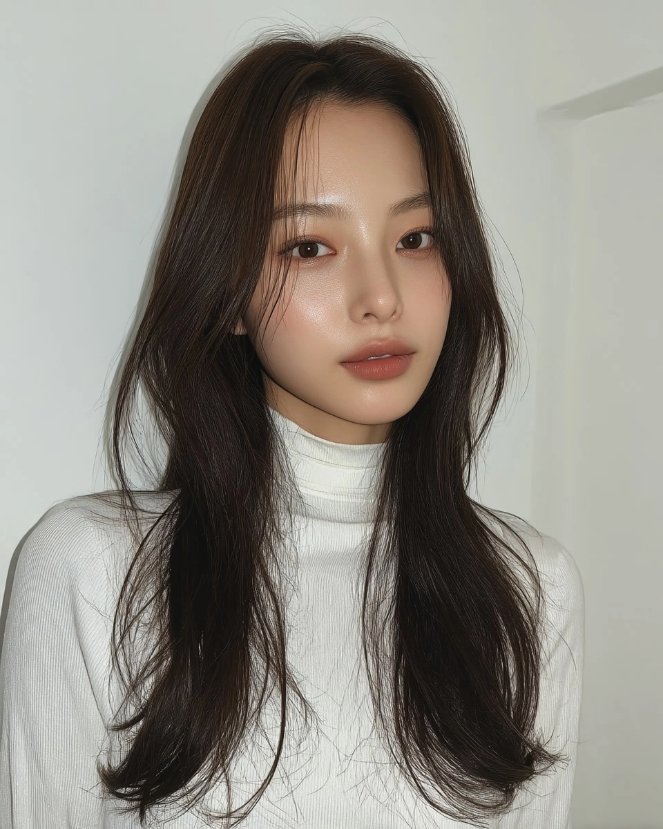 8 Chic Layered Haircuts Seoul 2026 | Korea Hair Salon 7 chic layered haircuts Seoul 2026 - Style 4 at Korea Hair Salon Seoul