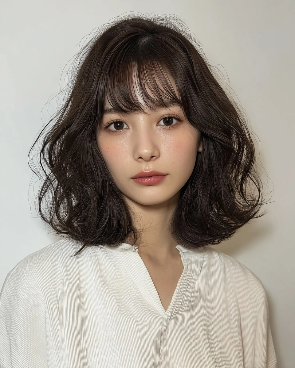 8 Chic Layered Haircuts Seoul 2026 | Korea Hair Salon 9 chic layered haircuts Seoul 2026 - Style 6 at Korea Hair Salon Seoul