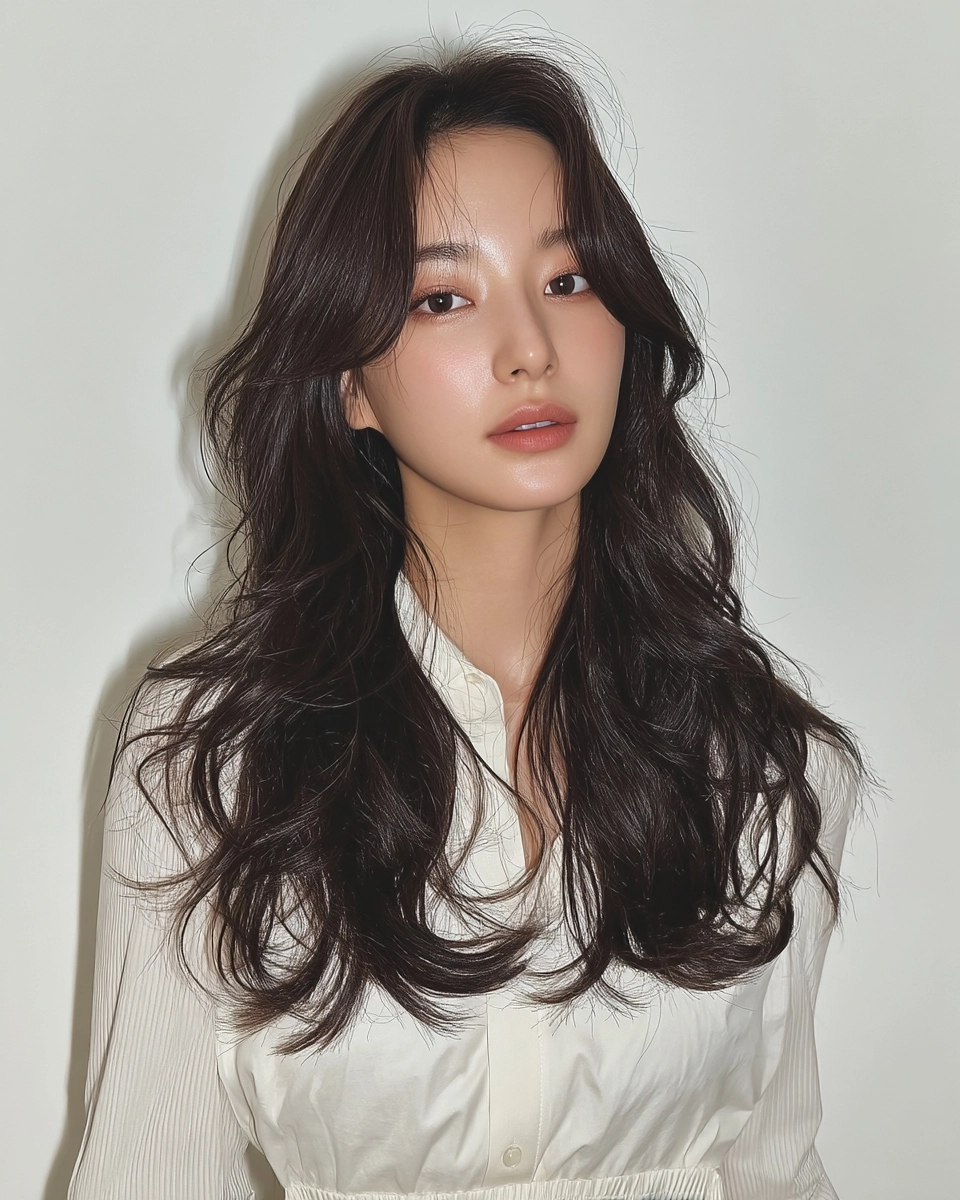 8 Chic Layered Haircuts Seoul 2026 | Korea Hair Salon 10 chic layered haircuts Seoul 2026 - Style 7 at Korea Hair Salon Seoul