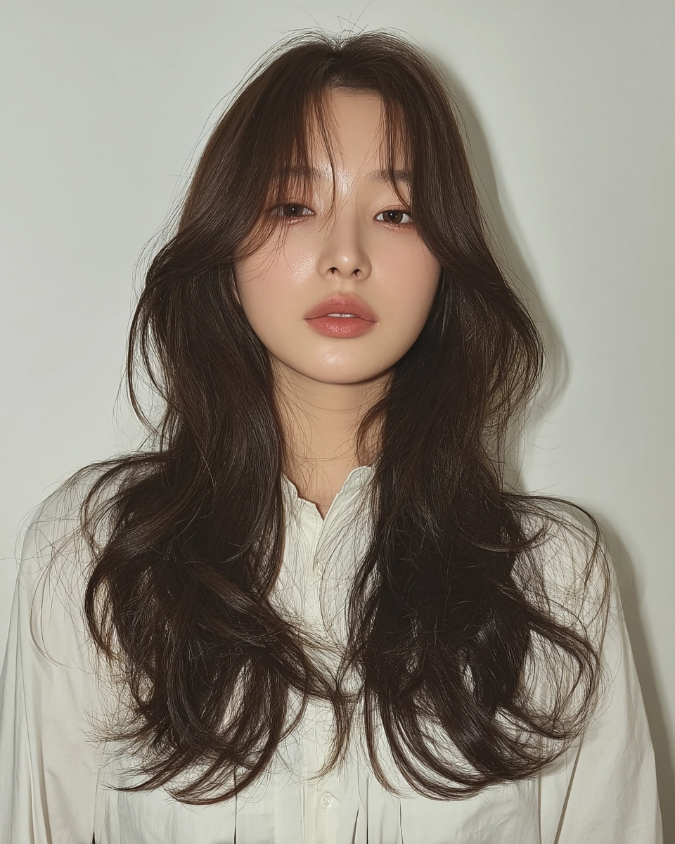 8 Chic Layered Haircuts Seoul | Korea Hair Salon 5 chic layered haircuts Seoul - Style 3 at Korea Hair Salon Seoul