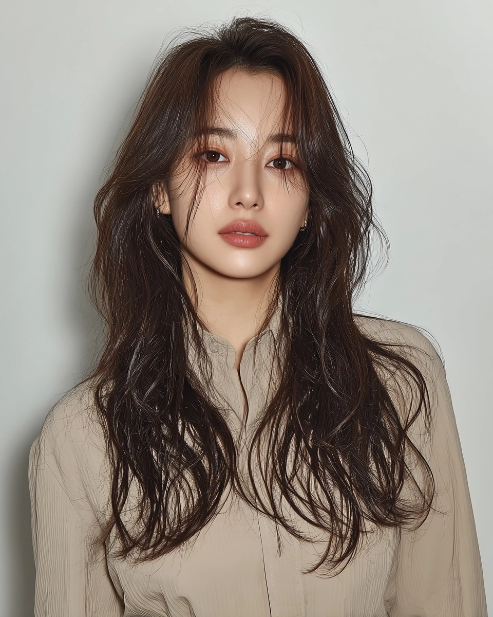 8 Chic Layered Haircuts Seoul | Korea Hair Salon 7 chic layered haircuts Seoul - Style 4 at Korea Hair Salon Seoul