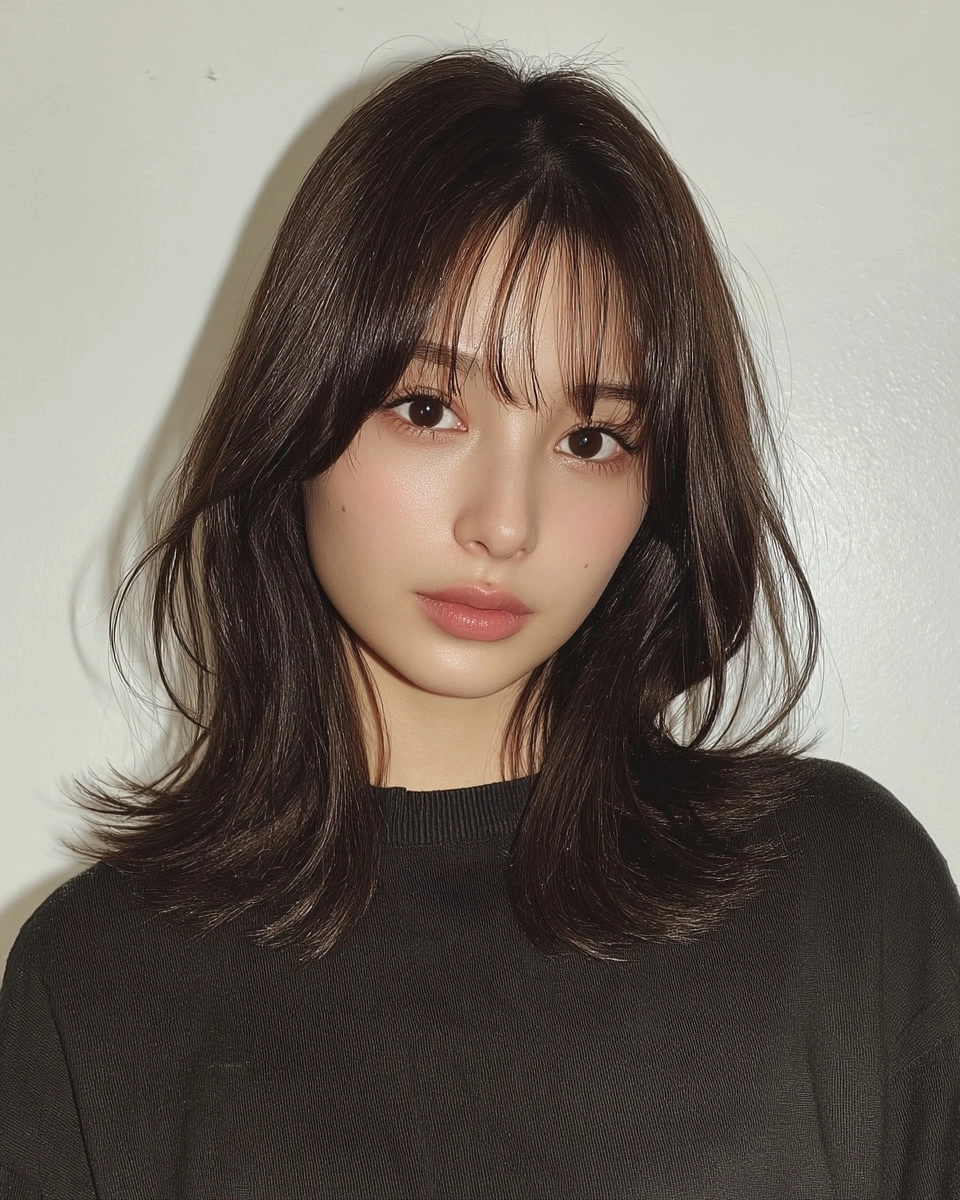 8 Chic Layered Haircuts Seoul | Korea Hair Salon 8 chic layered haircuts Seoul - Style 5 at Korea Hair Salon Seoul