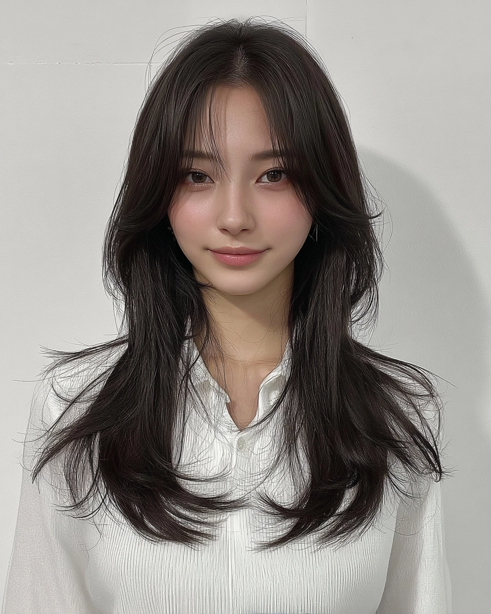 8 Chic Layered Haircuts Seoul | Korea Hair Salon 9 chic layered haircuts Seoul - Style 6 at Korea Hair Salon Seoul