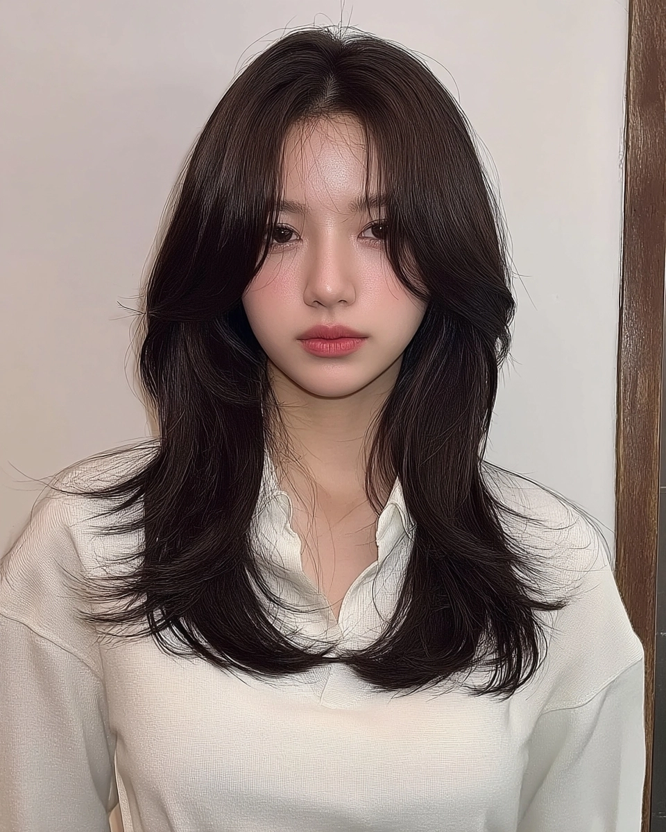 8 Chic Layered Styles for Professionals in Seoul | Korea Hair Salon 5 chic layered styles for professionals Seoul - Style 3 at Korea Hair Salon Seoul