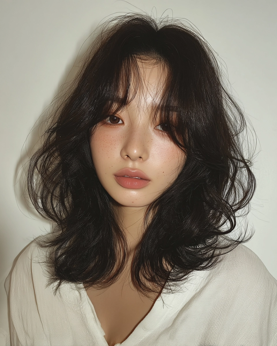 8 Chic Layered Styles for Professionals in Seoul | Korea Hair Salon 8 chic layered styles for professionals Seoul - Style 5 at Korea Hair Salon Seoul