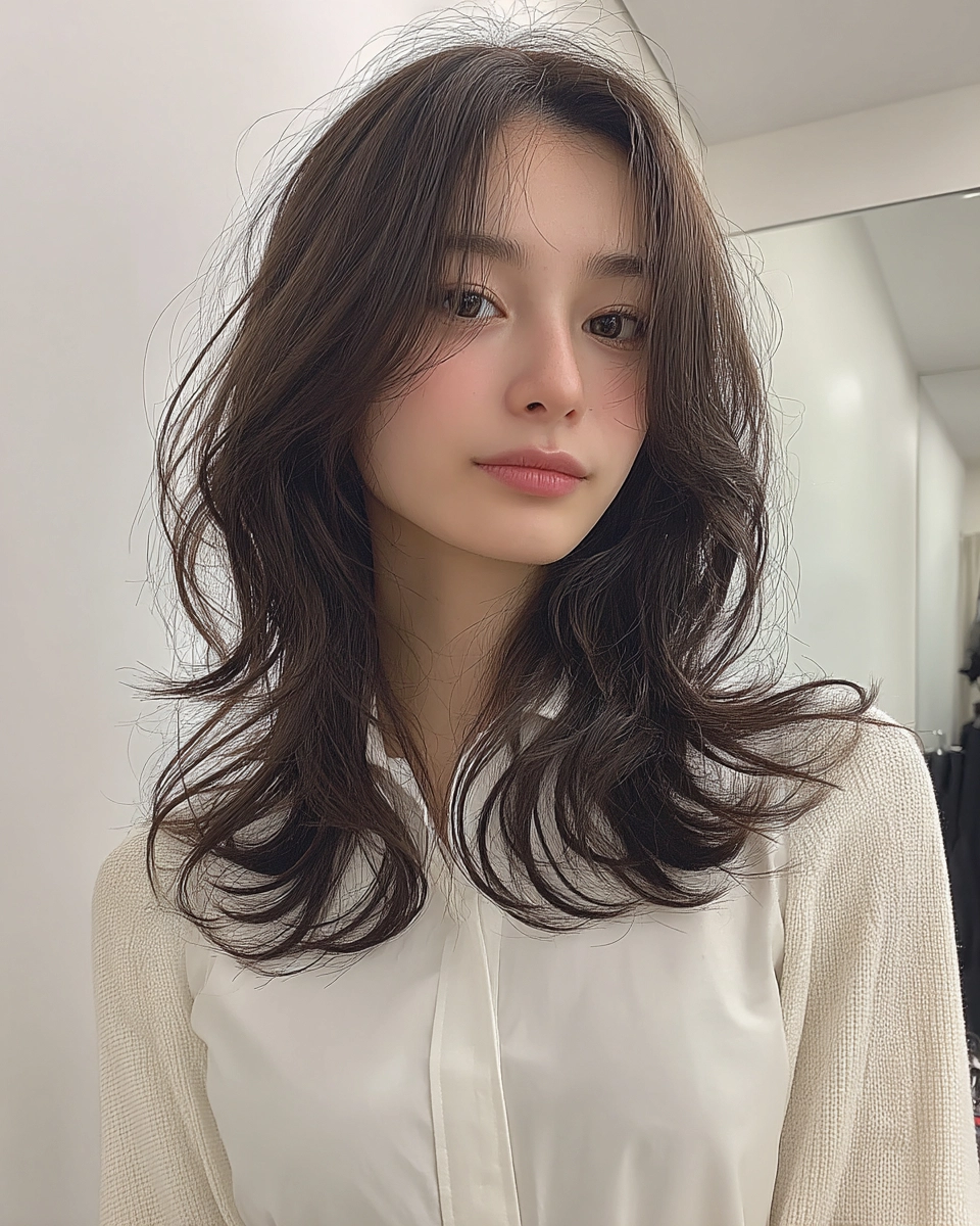 8 Chic Layered Styles for Professionals in Seoul | Korea Hair Salon 9 chic layered styles for professionals Seoul - Style 6 at Korea Hair Salon Seoul