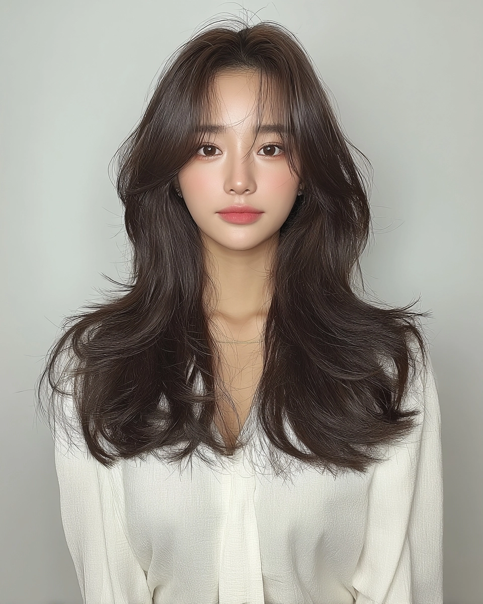 8 Chic Layered Styles for Professionals in Seoul | Korea Hair Salon 10 chic layered styles for professionals Seoul - Style 7 at Korea Hair Salon Seoul