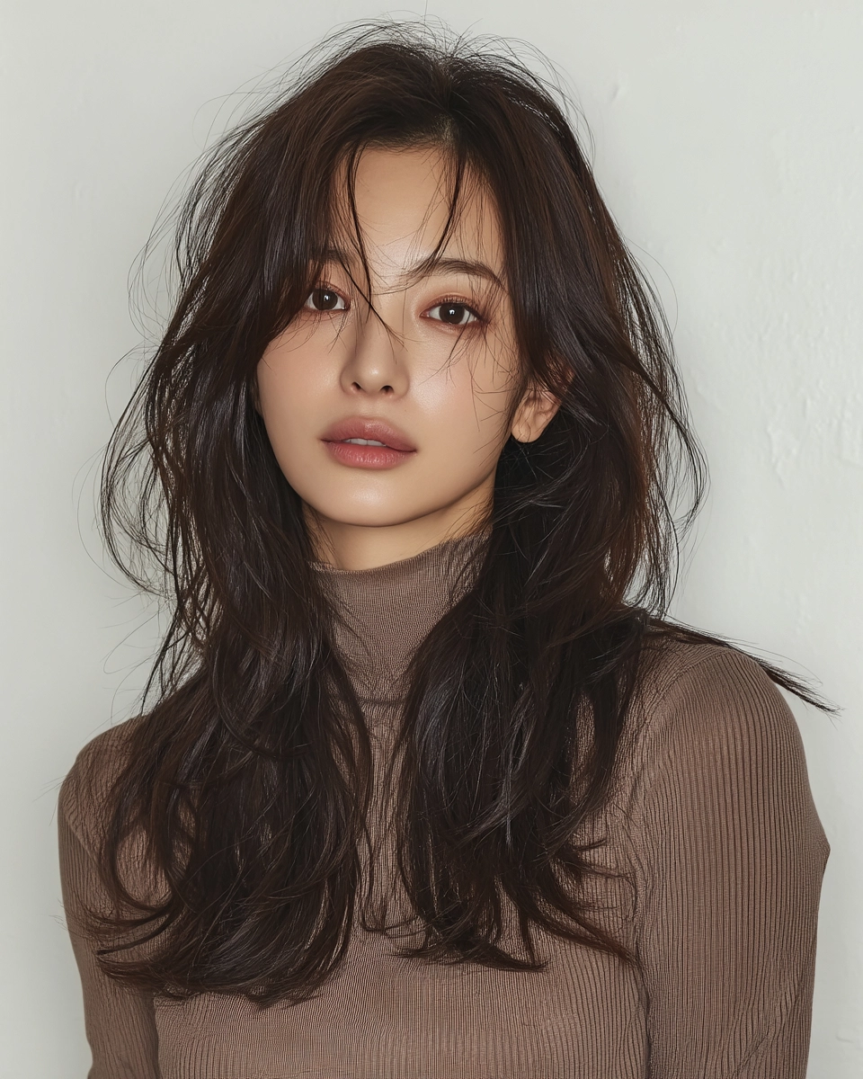 8 Chic Soft Wave Perm Styles Korea | Korea Hair Salon 9 chic soft wave perm Korea - Style 6 at Korea Hair Salon Seoul