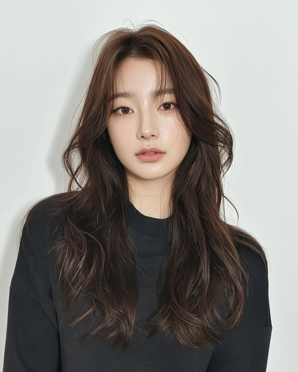 8 Chic Soft Wave Perm Styles Korea | Korea Hair Salon 11 chic soft wave perm Korea - Style 8 at Korea Hair Salon Seoul