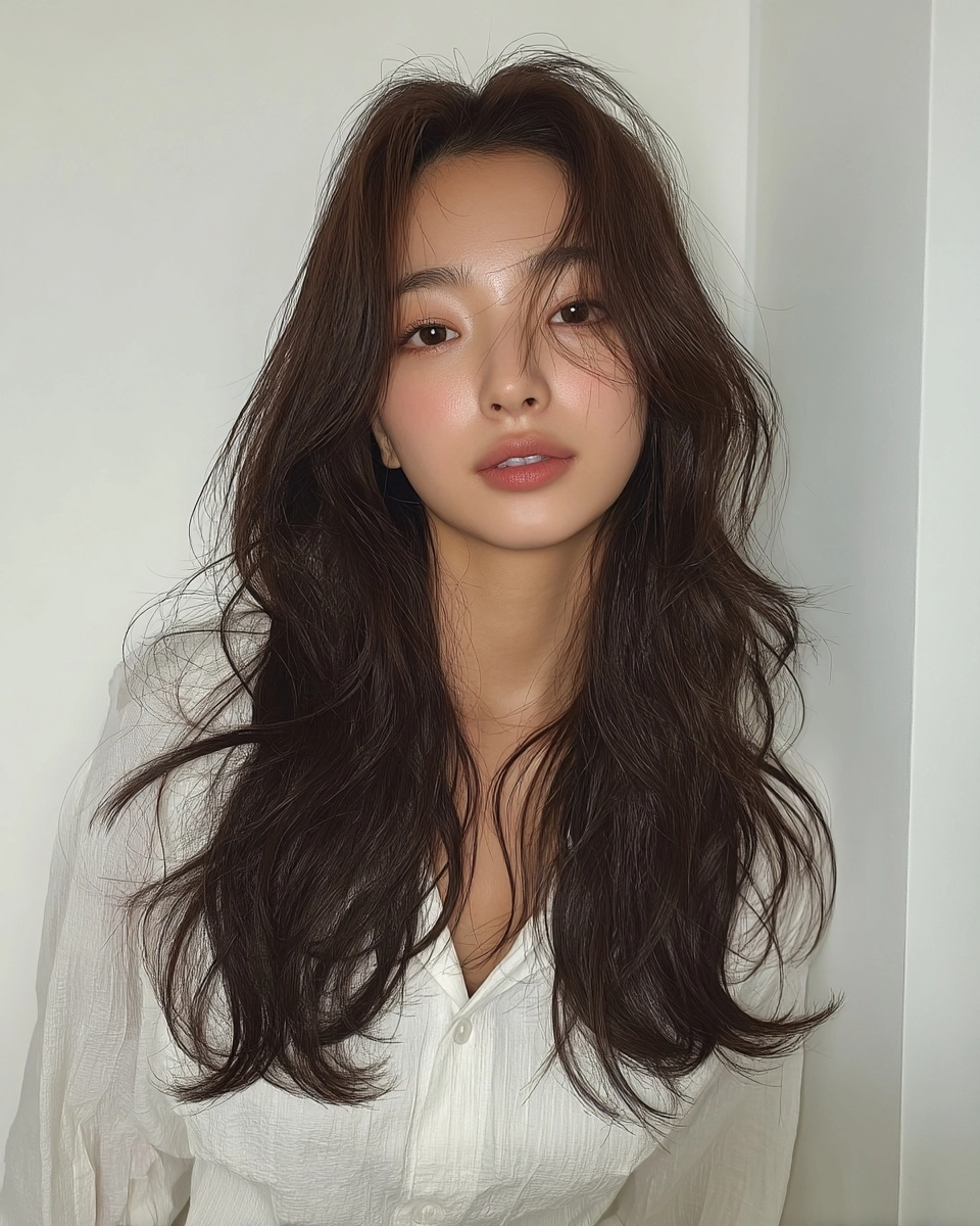 8 Chic Soft Wave Styles 2026 | Korea Hair Salon 4 chic soft wave styles 2026 - Style 2 at Korea Hair Salon Seoul