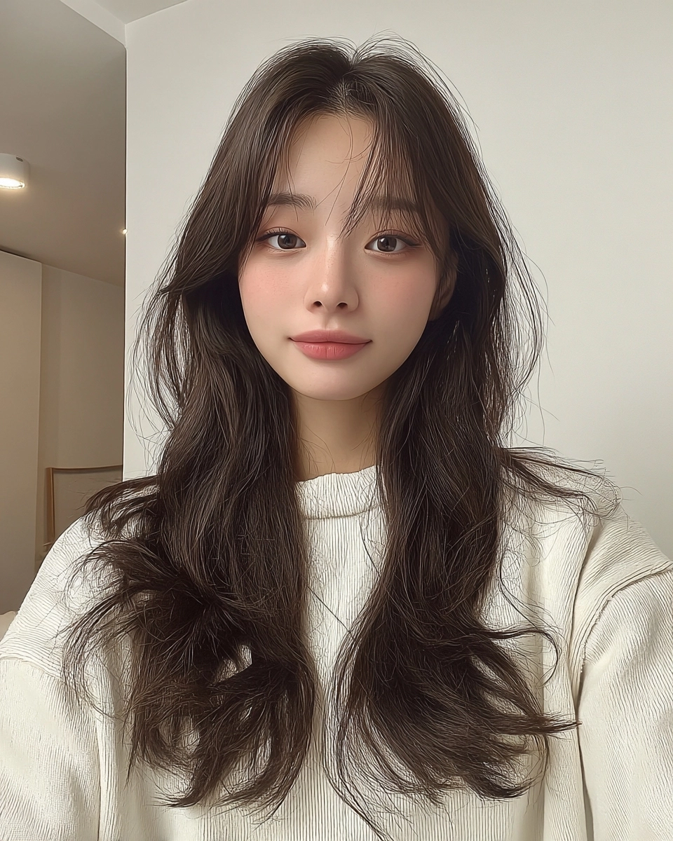 8 Chic Soft Wave Styles 2026 | Korea Hair Salon 5 chic soft wave styles 2026 - Style 3 at Korea Hair Salon Seoul