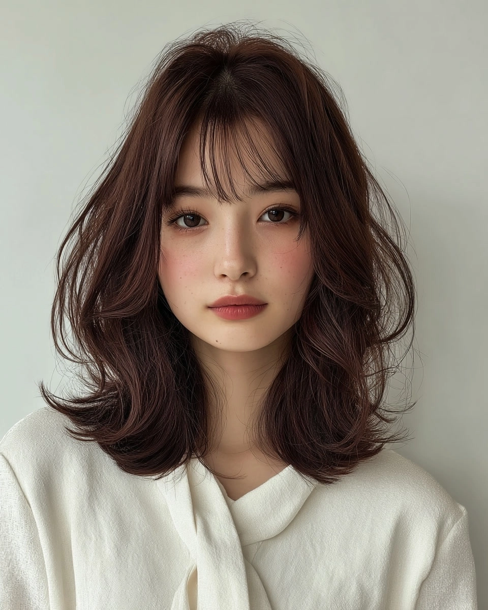 8 Chic Soft Wave Styles 2026 | Korea Hair Salon 8 chic soft wave styles 2026 - Style 5 at Korea Hair Salon Seoul