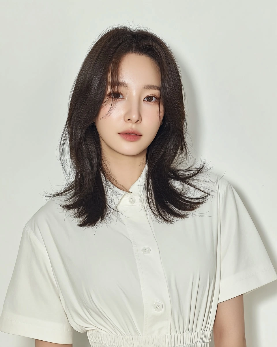 8 Chic Wavy Layered Styles 2026 | Korea Hair Salon 7 chic wavy layered styles 2026 - Style 4 at Korea Hair Salon Seoul
