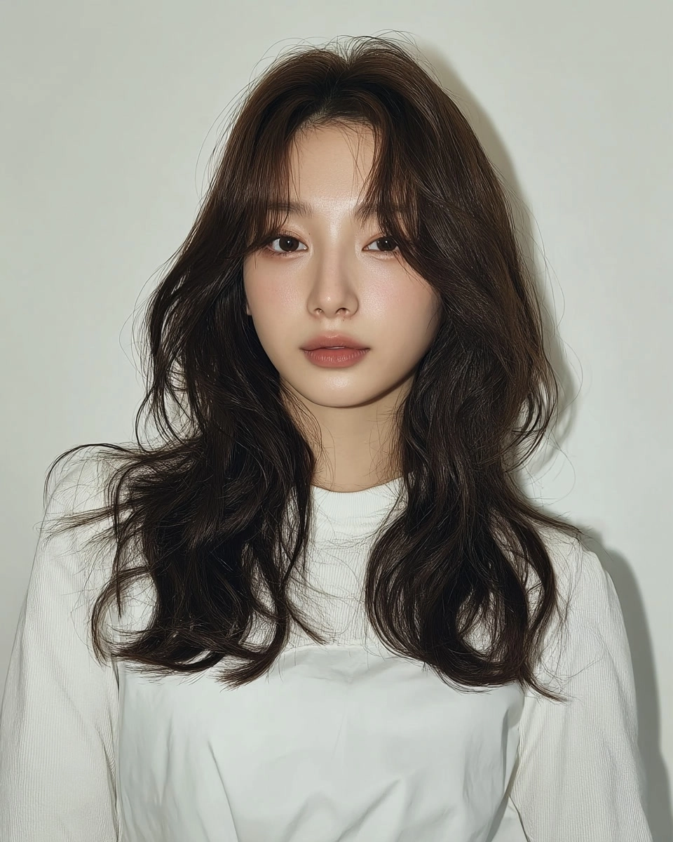 8 Chic Wavy Layered Styles 2026 | Korea Hair Salon 8 chic wavy layered styles 2026 - Style 5 at Korea Hair Salon Seoul