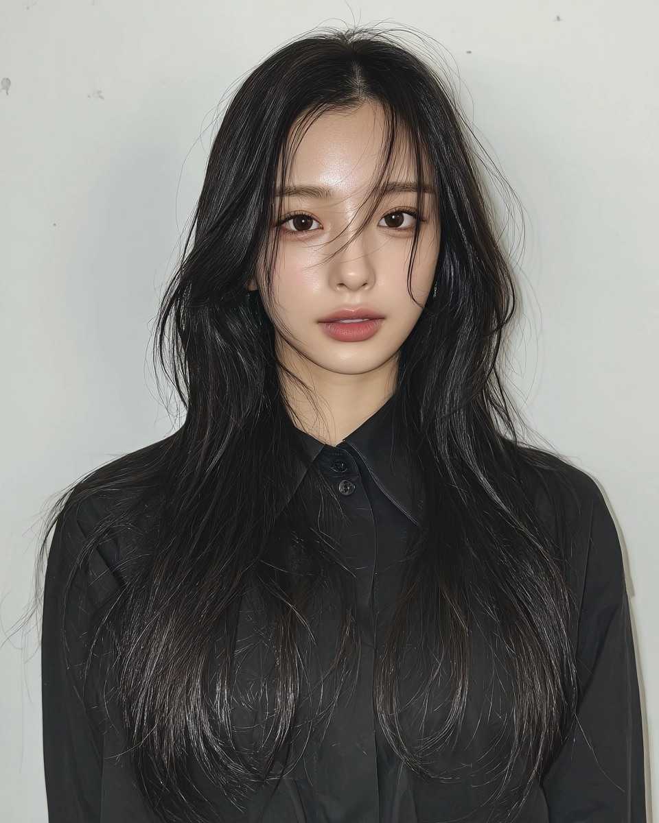 8 Elegant Curtain Bangs Styles 2026 | Korea Hair Salon 7 elegant curtain bangs Korea 2026 - Style 4 at Korea Hair Salon Seoul