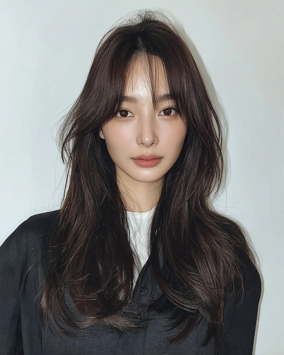8 Elegant Korean Wave Styles 2026 | Korea Hair Salon 4 elegant Korean wave styles 2026 - Style 2 at Korea Hair Salon Seoul