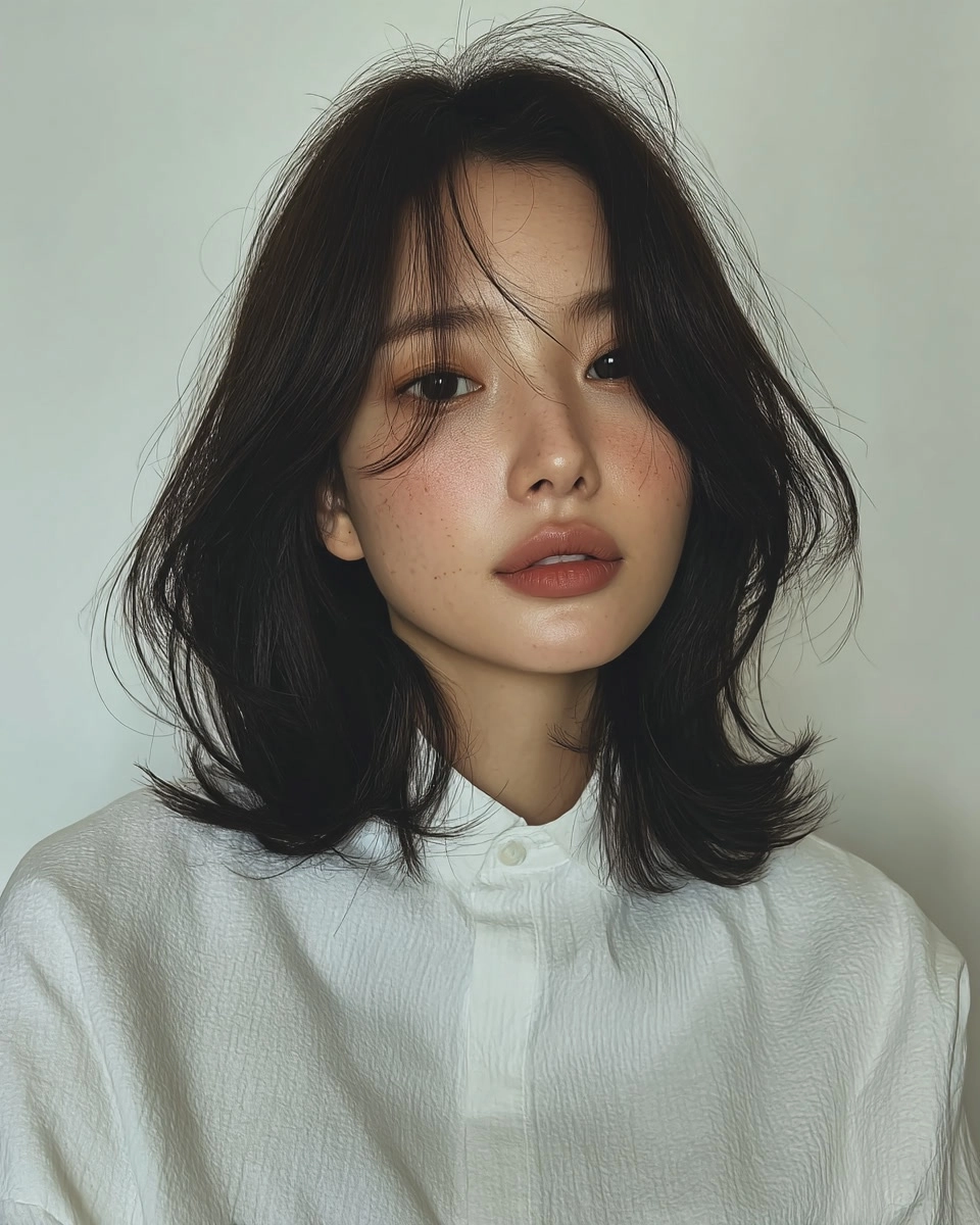 8 Elegant Korean Wave Styles 2026 | Korea Hair Salon 5 elegant Korean wave styles 2026 - Style 3 at Korea Hair Salon Seoul