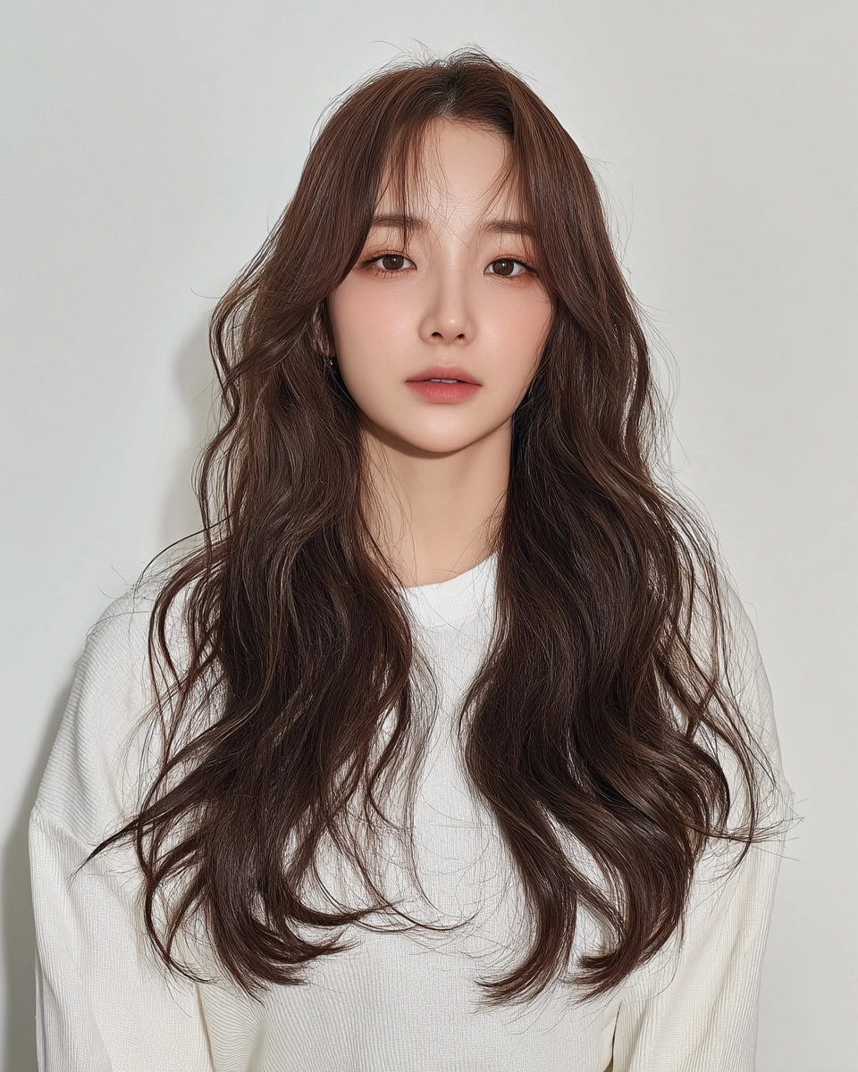 8 Elegant Korean Wave Styles 2026 | Korea Hair Salon 8 elegant Korean wave styles 2026 - Style 5 at Korea Hair Salon Seoul