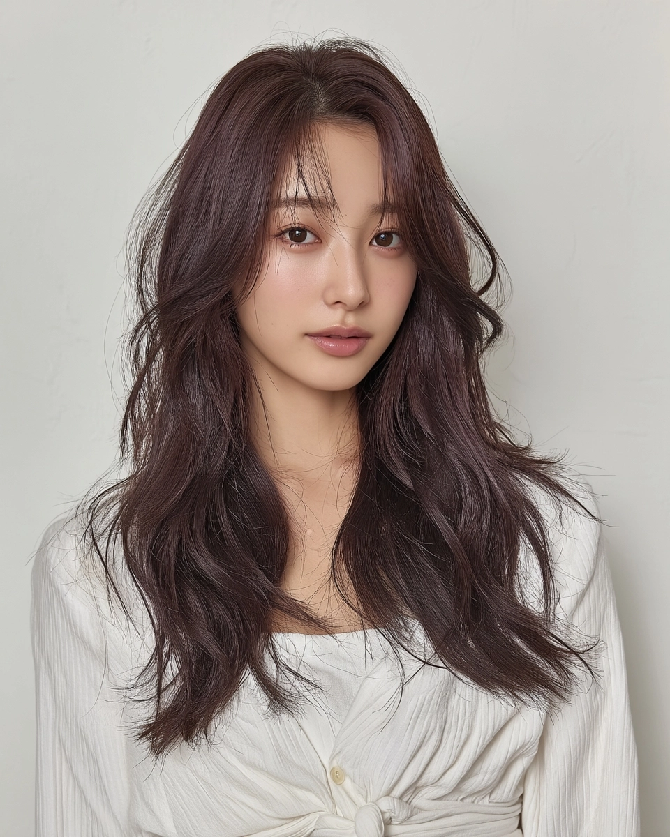 8 Elegant Korean Wave Styles 2026 | Korea Hair Salon 9 elegant Korean wave styles 2026 - Style 6 at Korea Hair Salon Seoul