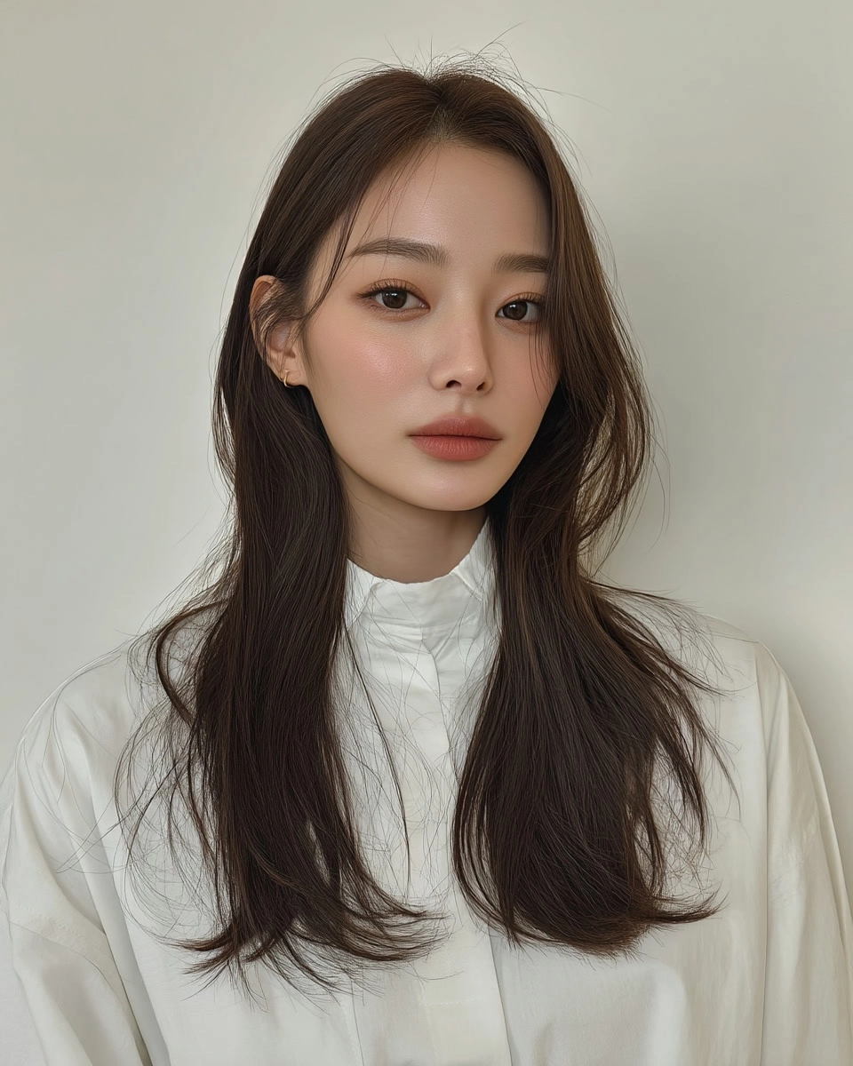 8 Elegant Korean Wave Styles 2026 | Korea Hair Salon 10 elegant Korean wave styles 2026 - Style 7 at Korea Hair Salon Seoul