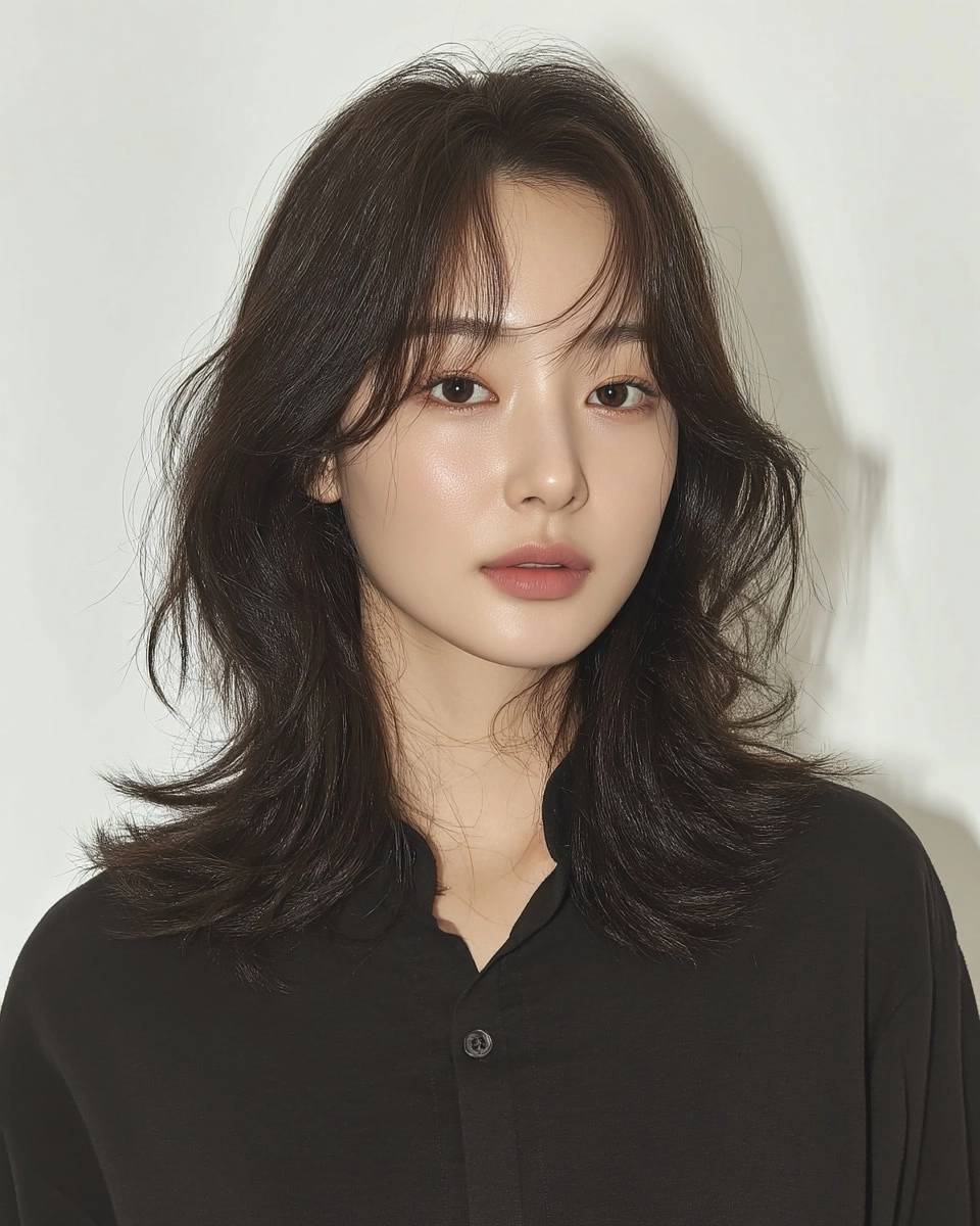 8 Elegant Korean Wavy Styles 2026 | Korea Hair Salon 8 elegant Korean wavy styles 2026 - Style 5 at Korea Hair Salon Seoul