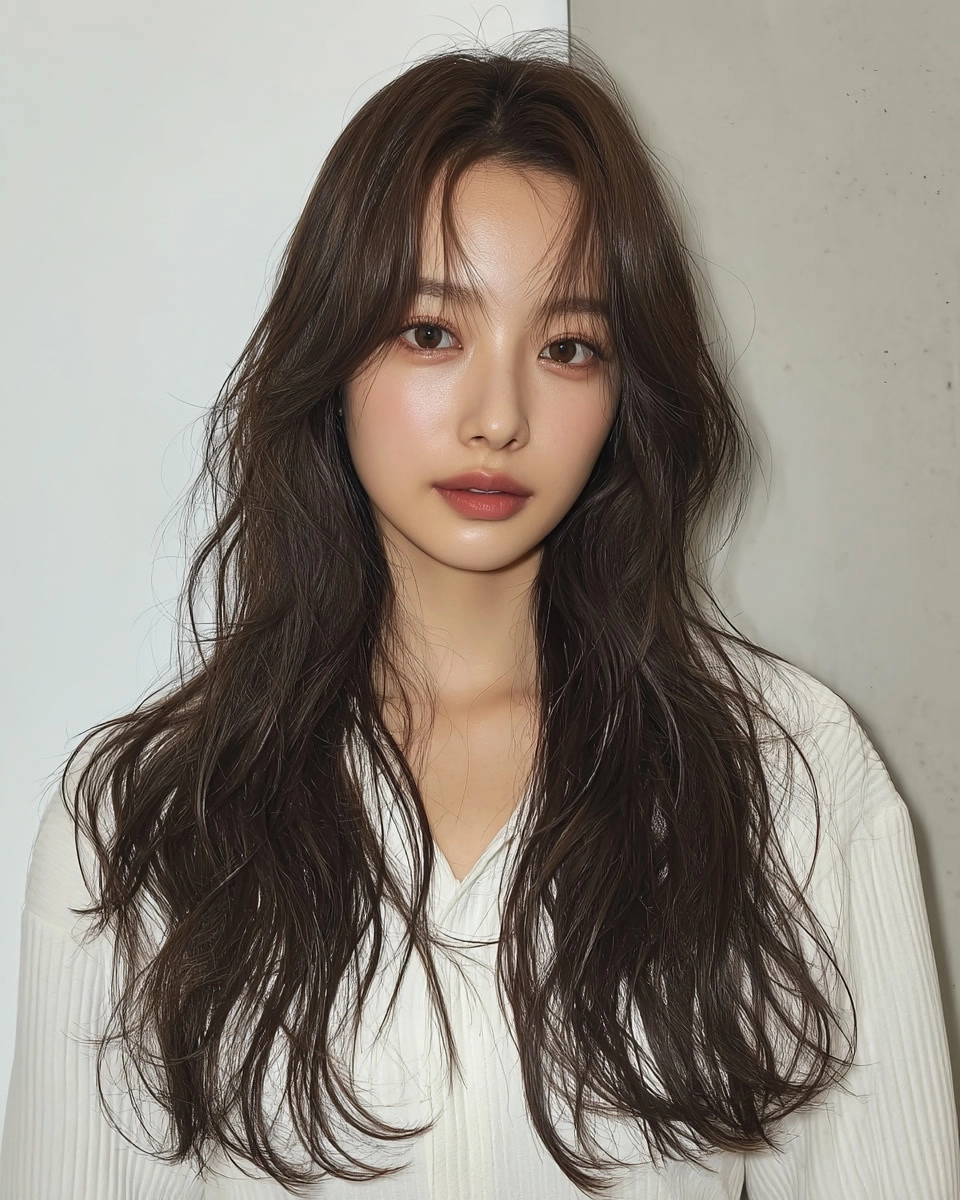 8 Elegant Korean Wavy Styles 2026 | Korea Hair Salon 10 elegant Korean wavy styles 2026 - Style 7 at Korea Hair Salon Seoul