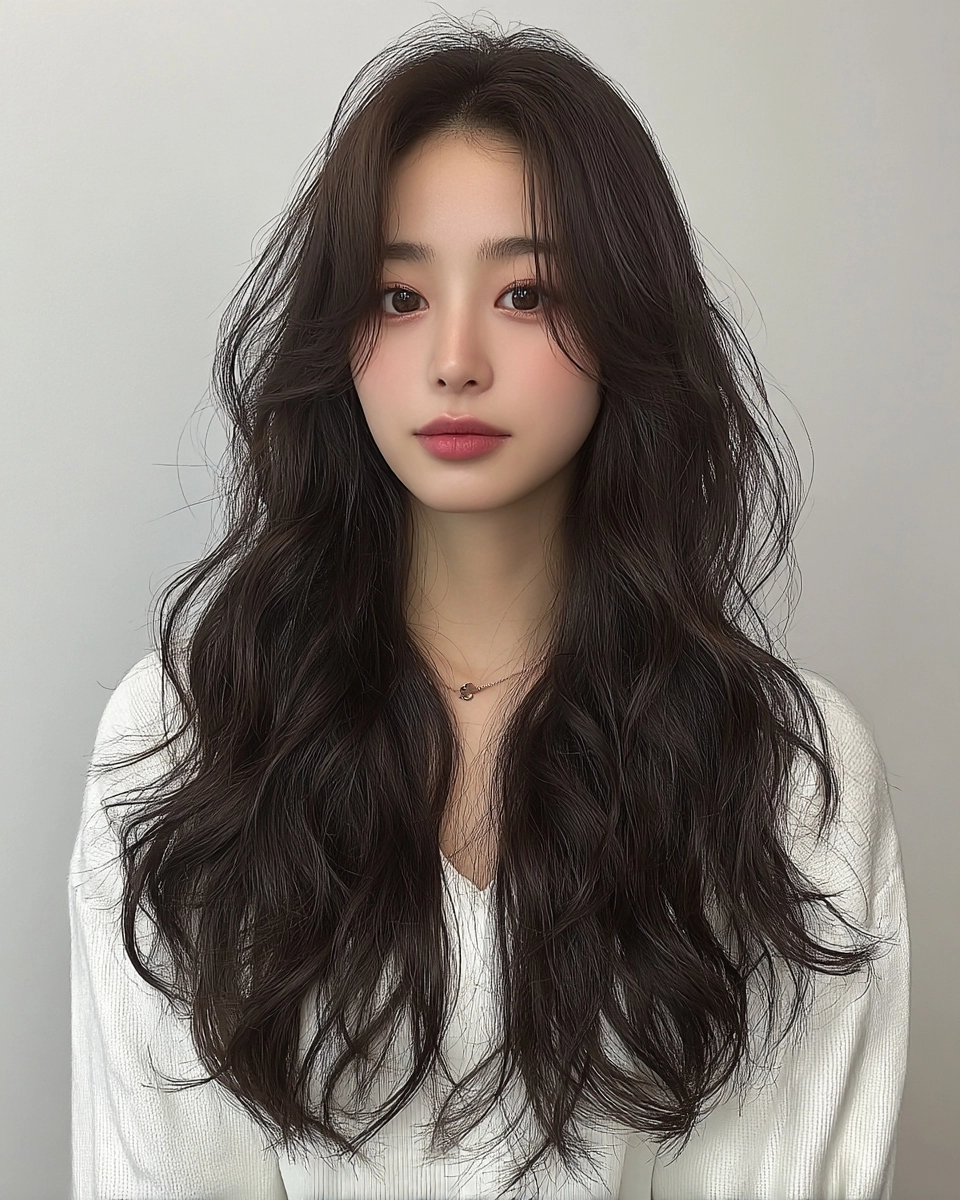 8 Elegant Layered Cuts 2026 | Korea Hair Salon 4 elegant layered cuts 2026 - Style 2 at Korea Hair Salon Seoul