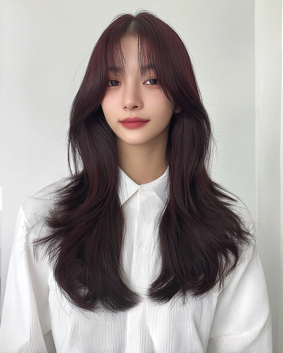 8 Elegant Layered Cuts 2026 | Korea Hair Salon 9 elegant layered cuts 2026 - Style 6 at Korea Hair Salon Seoul