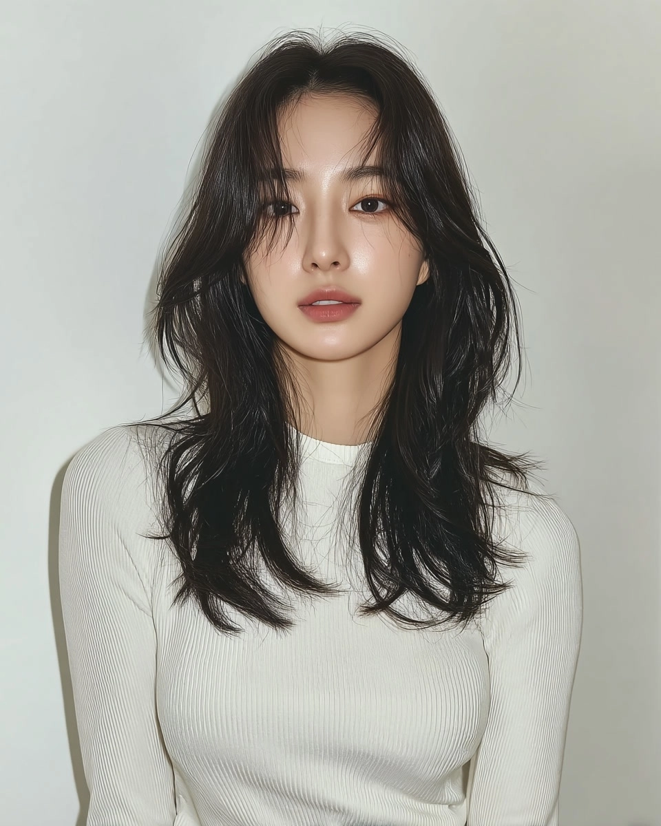 8 Elegant Layered Haircuts 2026 | Korea Hair Salon 3 elegant layered haircut 2026 - Style 1 at Korea Hair Salon Seoul
