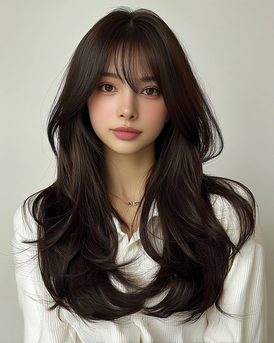 8 Elegant Layered Haircuts 2026 | Korea Hair Salon 5 elegant layered haircuts 2026 - Style 3 at Korea Hair Salon Seoul