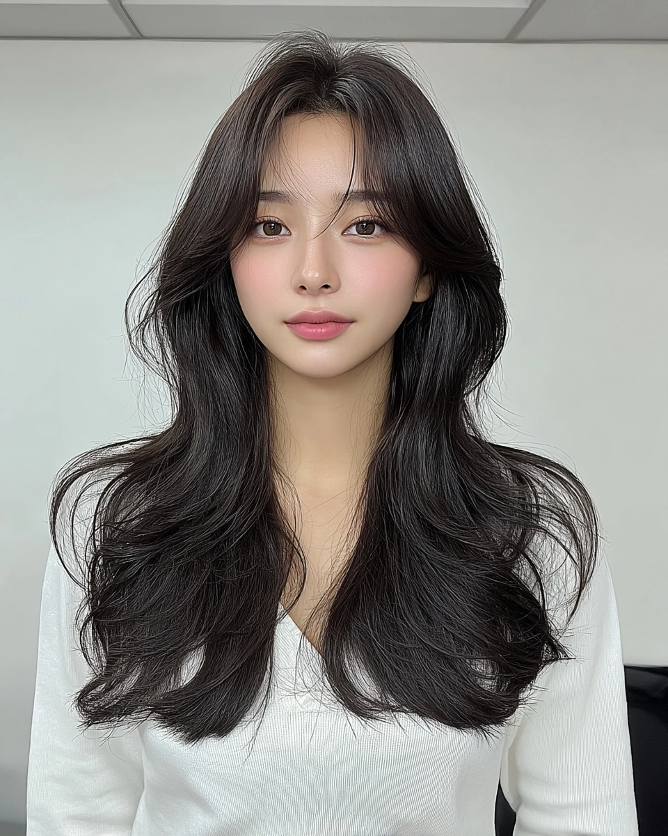 8 Elegant Layered Haircuts 2026 | Korea Hair Salon 9 elegant layered haircut 2026 - Style 6 at Korea Hair Salon Seoul