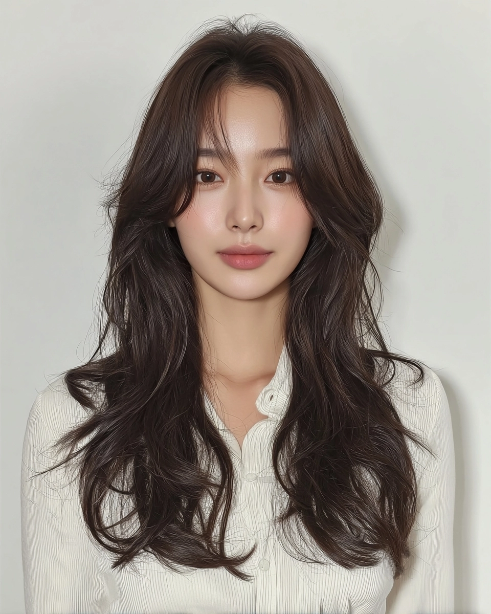 8 Elegant Layered Haircuts 2026 | Korea Hair Salon 10 elegant layered haircut 2026 - Style 7 at Korea Hair Salon Seoul