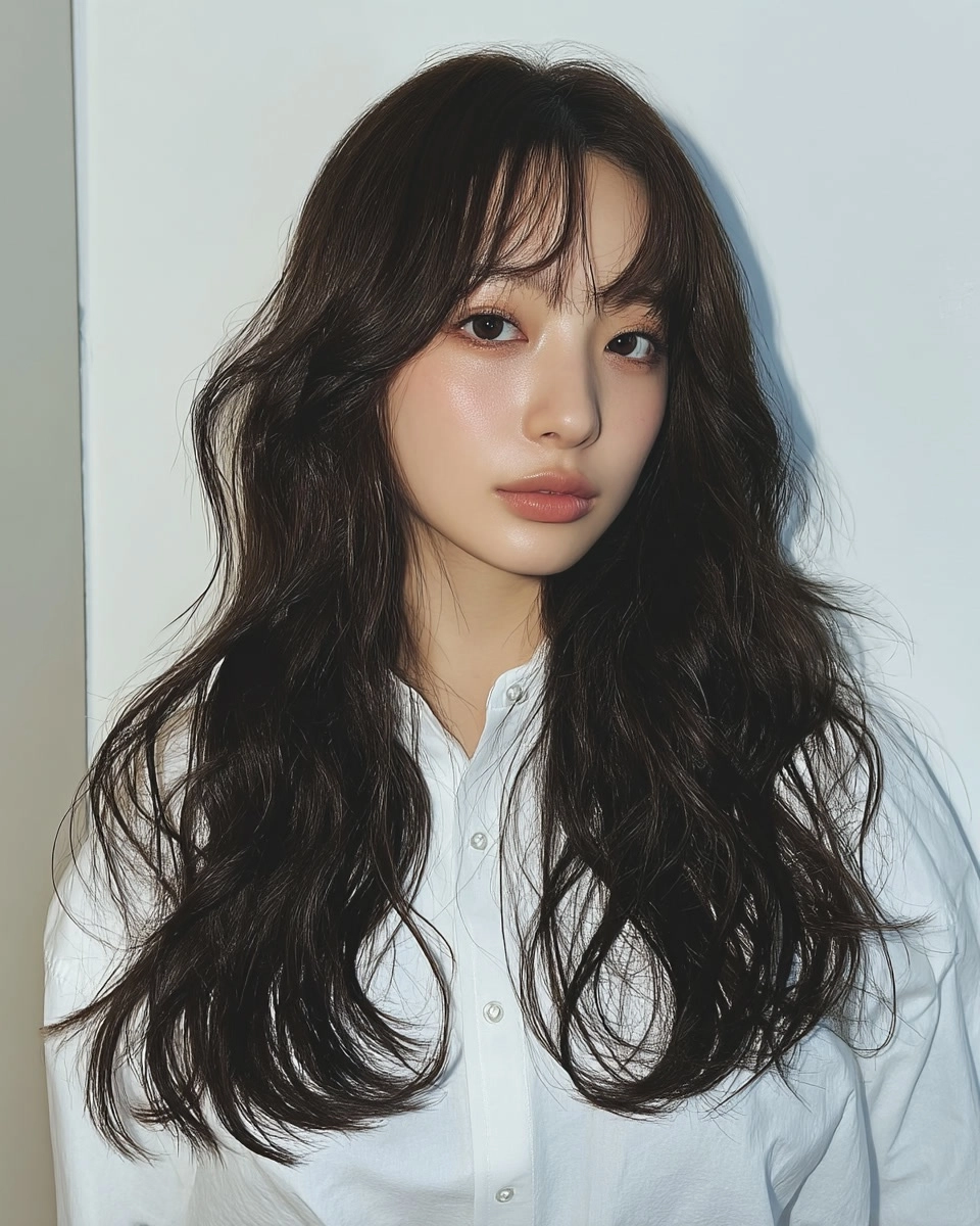 8 Elegant Layered Hairstyles 2026 | Korea Hair Salon 5 elegant layered hairstyles Seoul - Style 3 at Korea Hair Salon Seoul