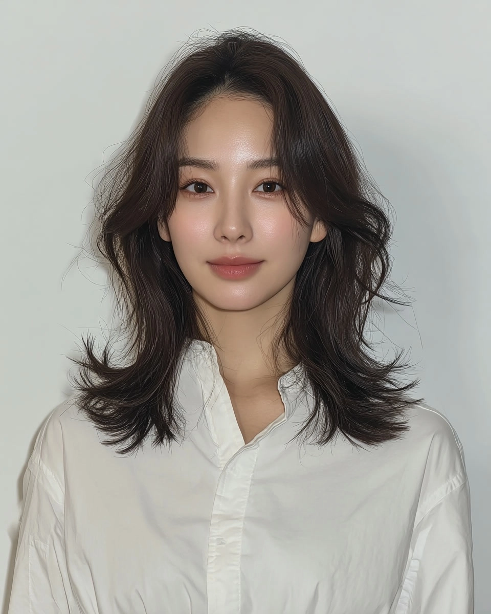 8 Elegant Layered Hairstyles 2026 | Korea Hair Salon 8 elegant layered hairstyles 2026 - Style 5 at Korea Hair Salon Seoul