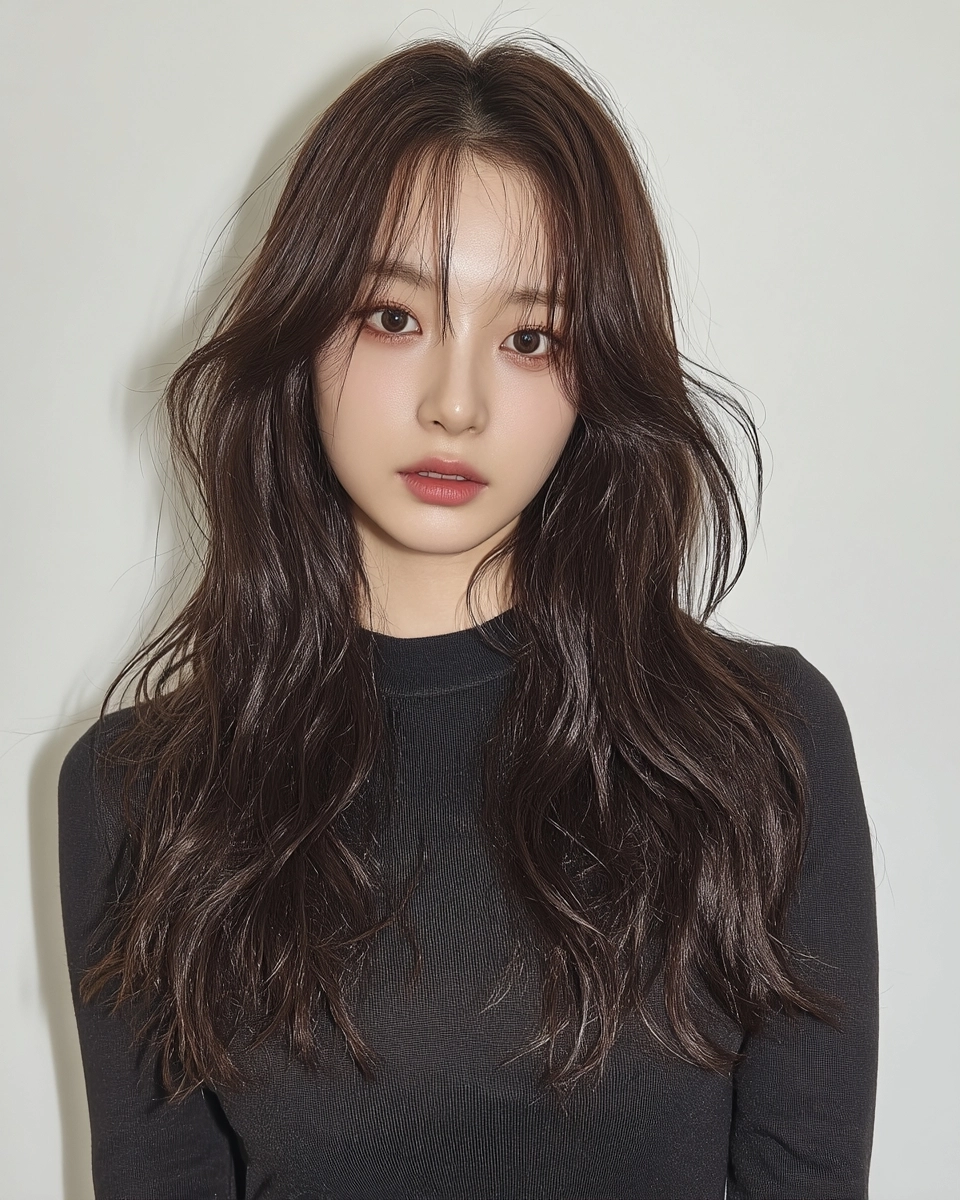 8 Elegant Layered Hairstyles 2026 | Korea Hair Salon 8 elegant layered hairstyles Seoul - Style 5 at Korea Hair Salon Seoul