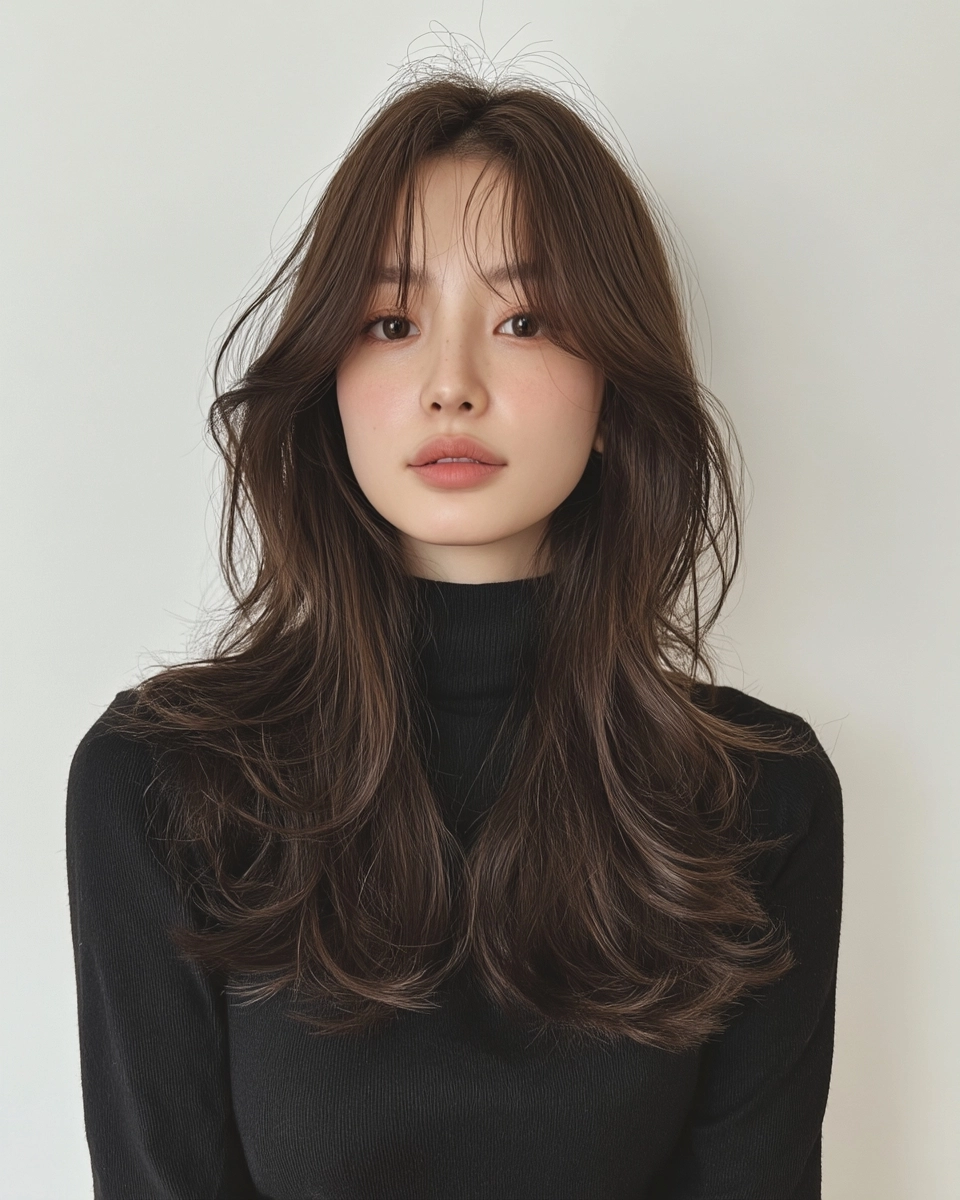 8 Elegant Layered Hairstyles 2026 | Korea Hair Salon 9 elegant layered hairstyles 2026 - Style 6 at Korea Hair Salon Seoul