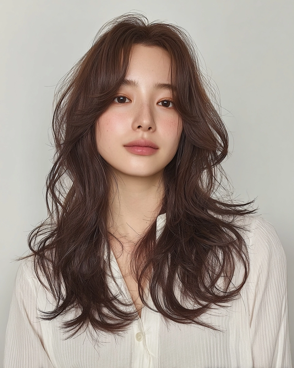 8 Elegant Layered Hairstyles 2026 | Korea Hair Salon 11 elegant layered hairstyles 2026 - Style 8 at Korea Hair Salon Seoul
