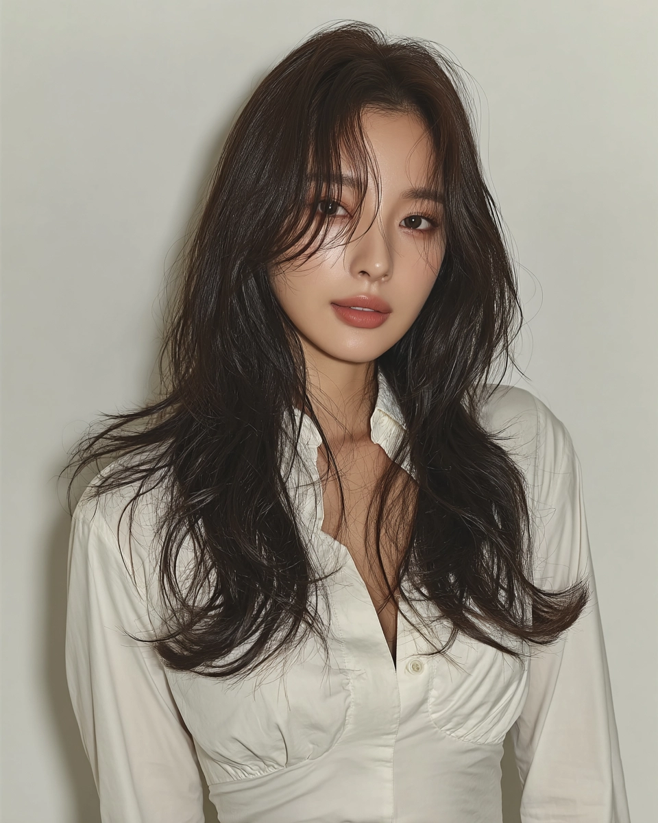 8 Elegant Layered Hairstyles Seoul | Korea Hair Salon 11 elegant layered hairstyles Seoul - Style 8 at Korea Hair Salon Seoul