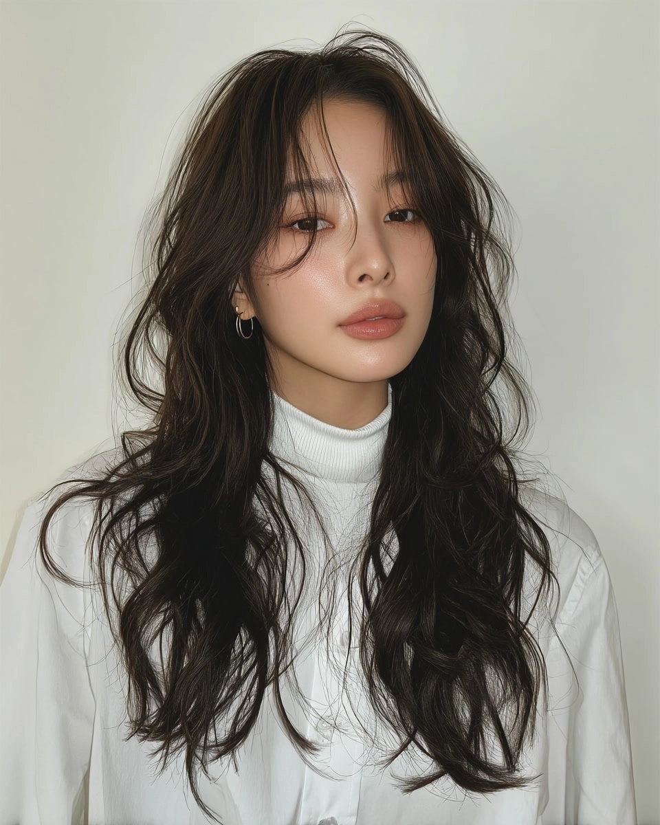 8 Elegant Soft Wave Hairstyles 2026 | Korea Hair Salon 5 elegant soft wave hairstyles 2026 - Style 3 at Korea Hair Salon Seoul