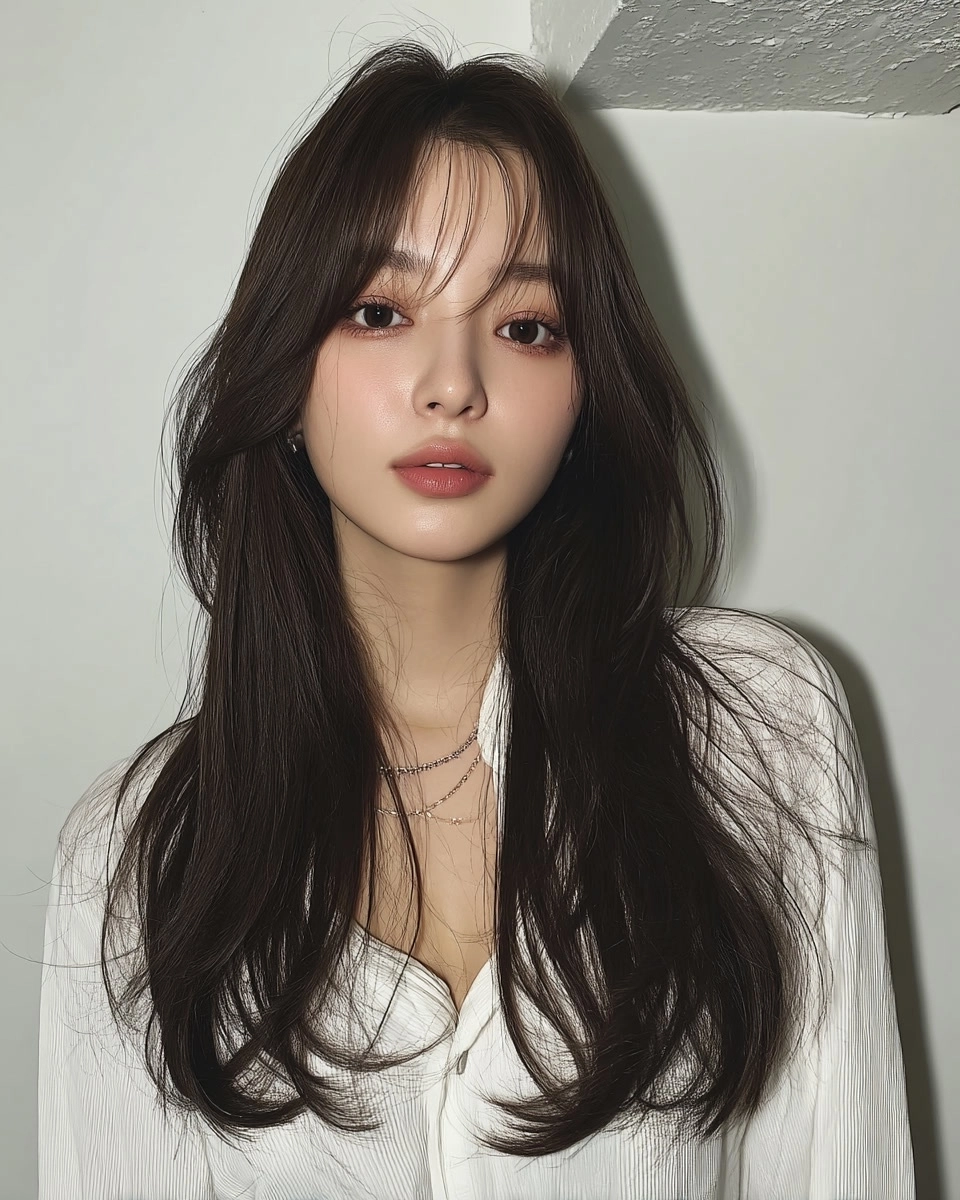 8 Elegant Soft Wave Hairstyles Korea | Korea Hair Salon 5 elegant soft wave hairstyles Korea - Style 3 at Korea Hair Salon Seoul