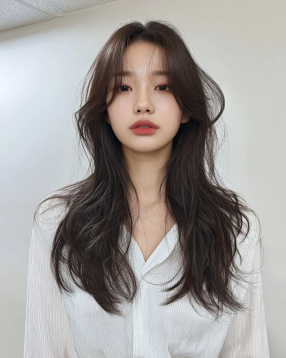 8 Elegant Soft Wave Styles 2026 | Korea Hair Salon 3 elegant soft wave styles 2026 - Style 1 at Korea Hair Salon Seoul