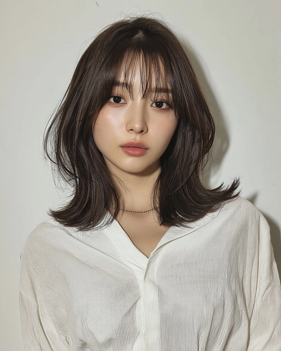 8 Elegant Soft Wave Styles 2026 | Korea Hair Salon 4 elegant soft wave styles 2026 - Style 2 at Korea Hair Salon Seoul