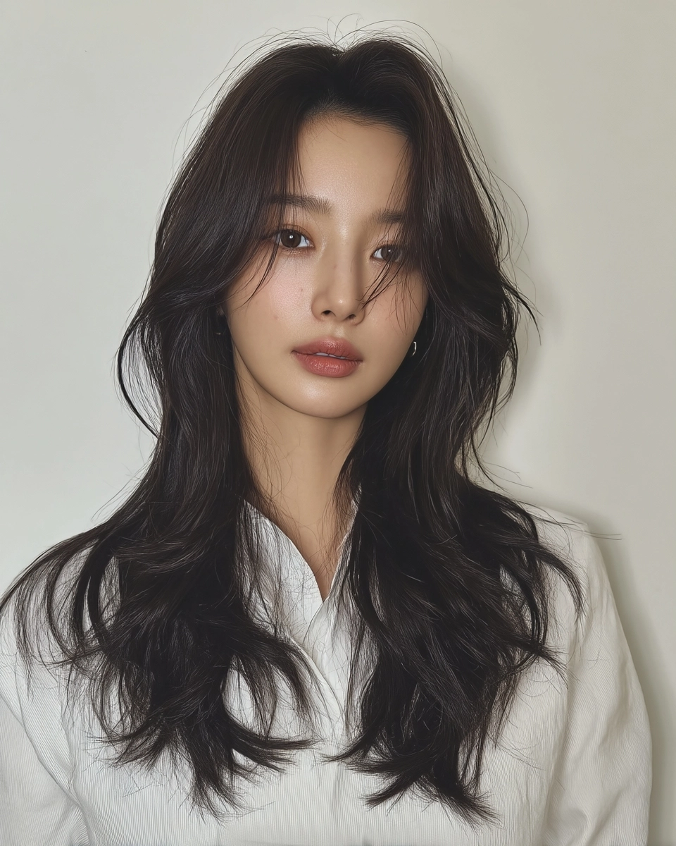 8 Elegant Soft Wave Styles 2026 | Korea Hair Salon 5 elegant soft wave styles 2026 - Style 3 at Korea Hair Salon Seoul