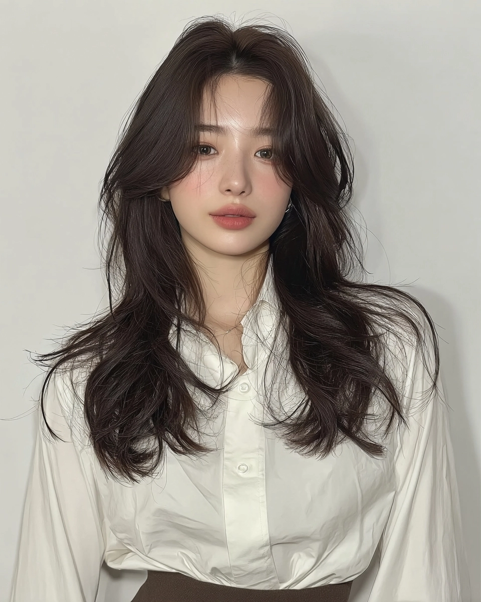 8 Elegant Soft Wave Styles 2026 | Korea Hair Salon 9 elegant soft wave styles 2026 - Style 6 at Korea Hair Salon Seoul