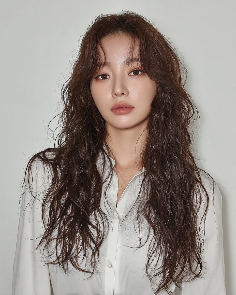 8 Elegant Soft Wave Styles in Seoul | Korea Hair Salon 10 elegant soft wave Seoul - Style 7 at Korea Hair Salon Seoul