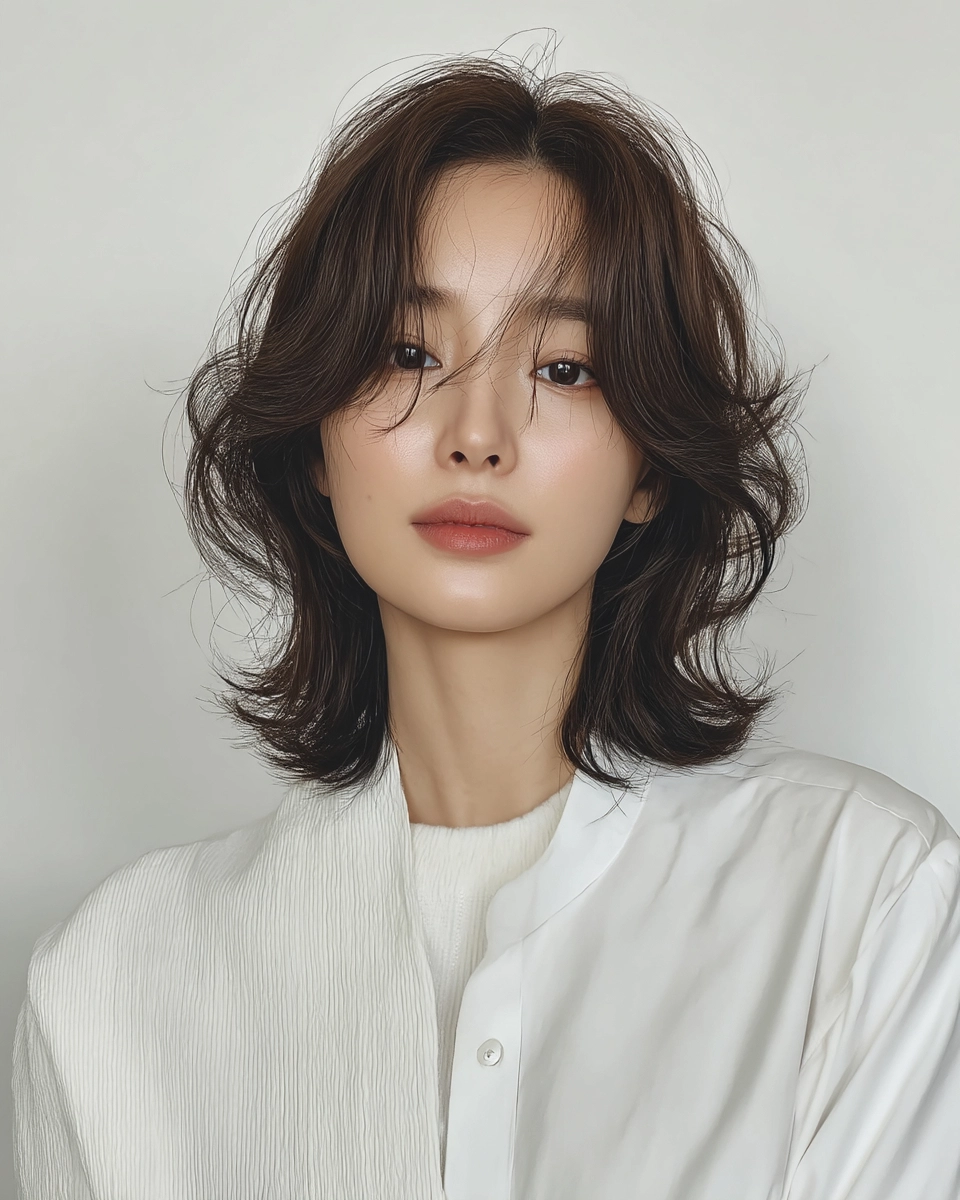 8 Elegant Wavy Hair Styles Seoul | Korea Hair Salon 4 elegant wavy hair Seoul - Style 2 at Korea Hair Salon Seoul