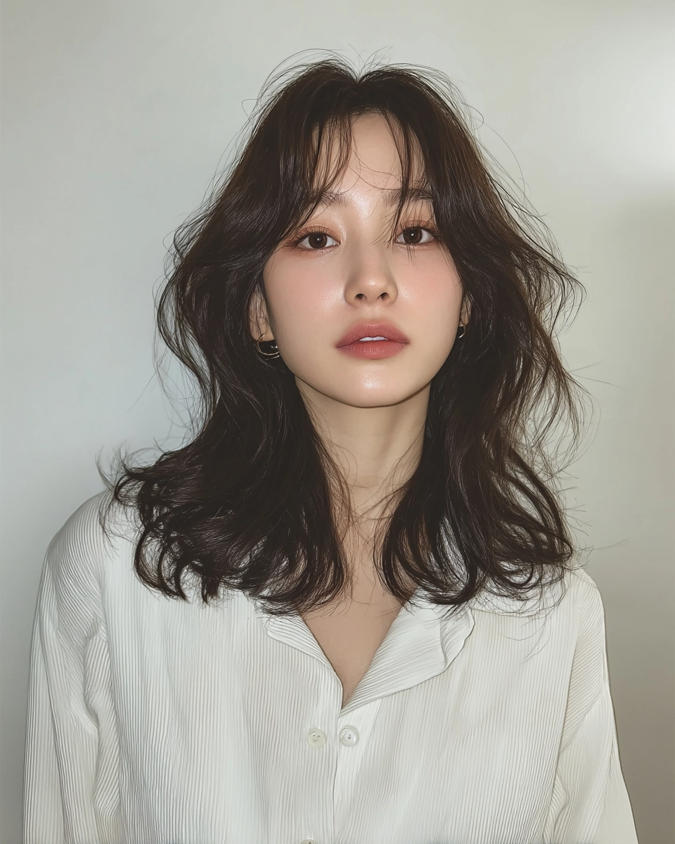 8 Elegant Wavy Hair Styles Seoul | Korea Hair Salon 5 elegant wavy hair Seoul - Style 3 at Korea Hair Salon Seoul