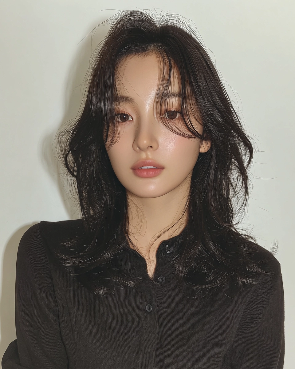 8 Elegant Wavy Hair Styles Seoul | Korea Hair Salon 7 elegant wavy hair Seoul - Style 4 at Korea Hair Salon Seoul